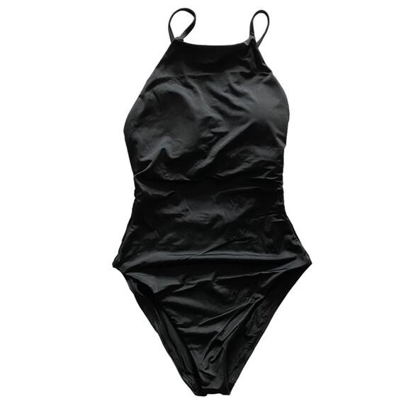 Andie Swim The Asbury One-Piece High Neck Adjustable Swimsuit S Small New - Picture 2 of 10